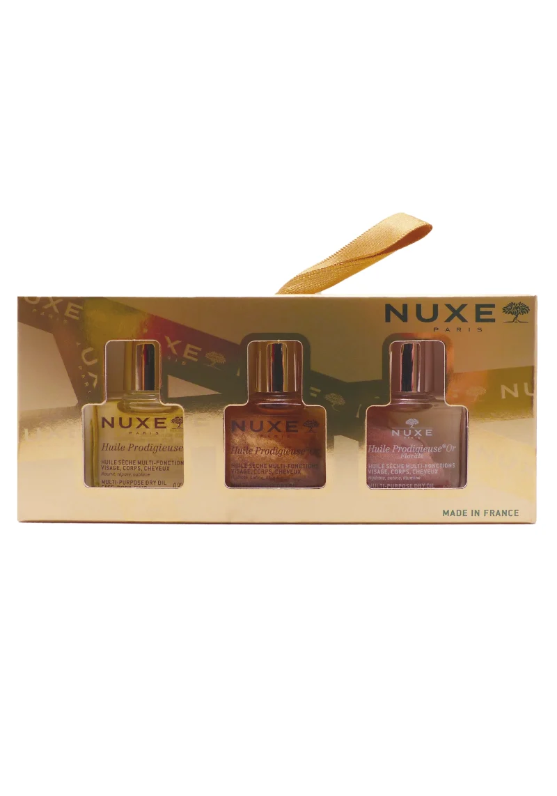 nuxe coffret 3 huiles