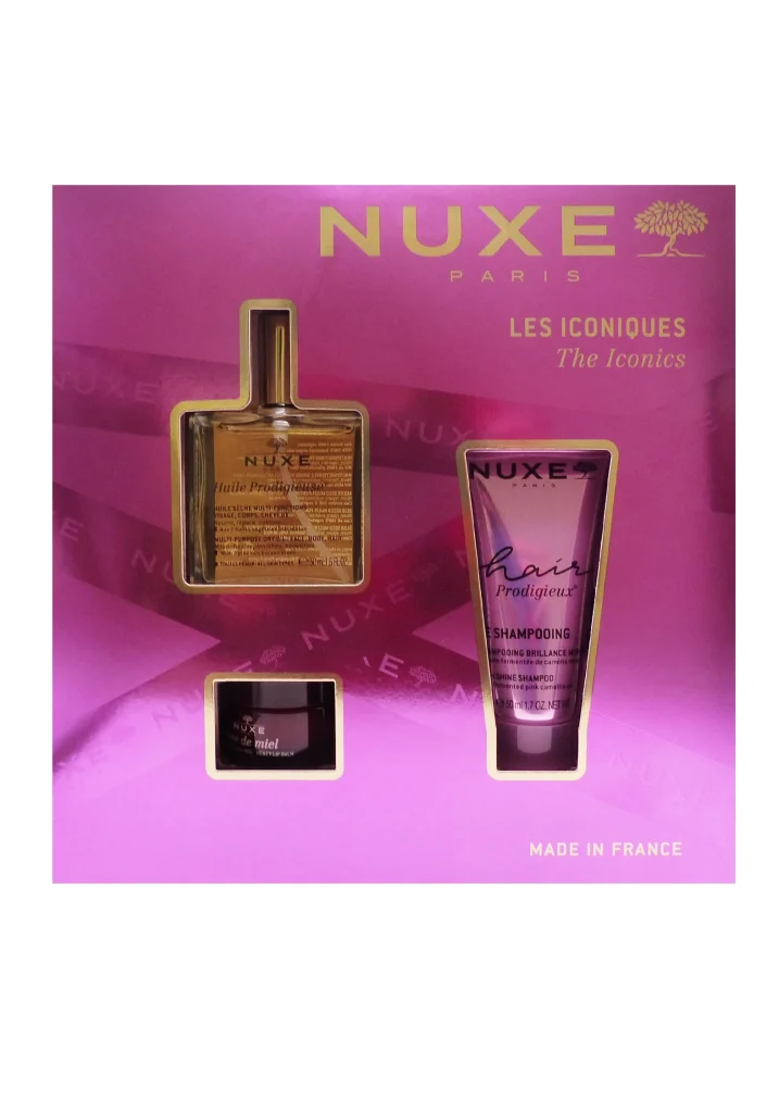 NUXE COFFRET NOËL LES ICONIQUES 2 nuxe coffret iconiques