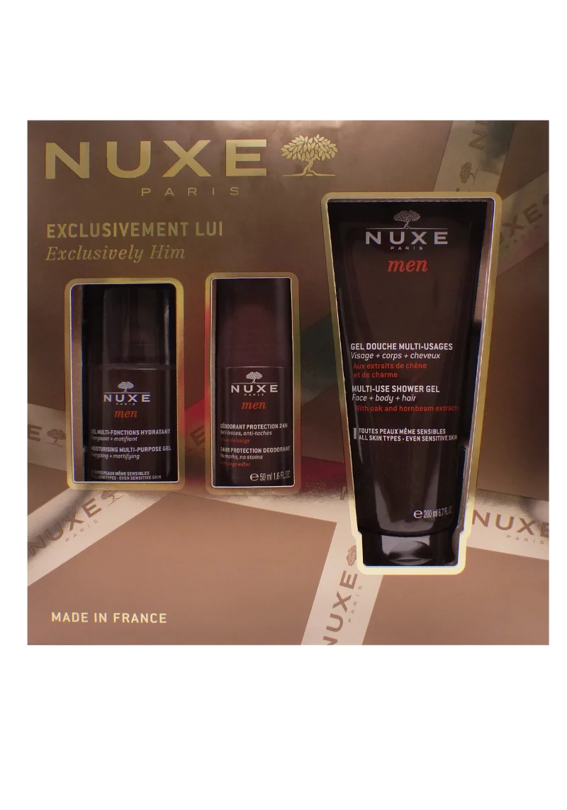 nuxe men coffret exclusivement lui