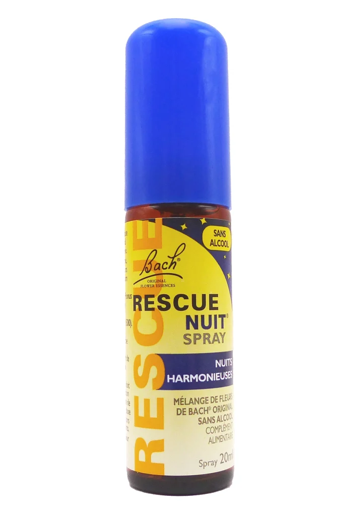 rescue nuit spray sans alcool