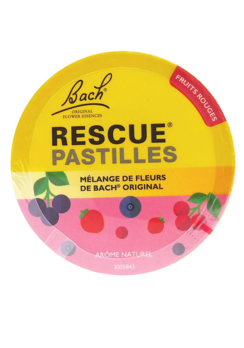 rescue pastilles fruits rouge