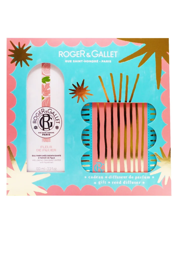 roger et gallet coffret fleur de figuier diffuseur
