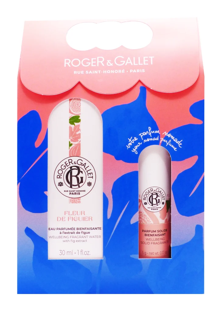 ROGER & GALLET COFFRET FLEUR DE FIGUIER EAU PARFUMEE 30ML ET PARFUM SOLIDE 5G 2 roger et gallet coffret parfum fleur de figuier 30 ml et parfum solide