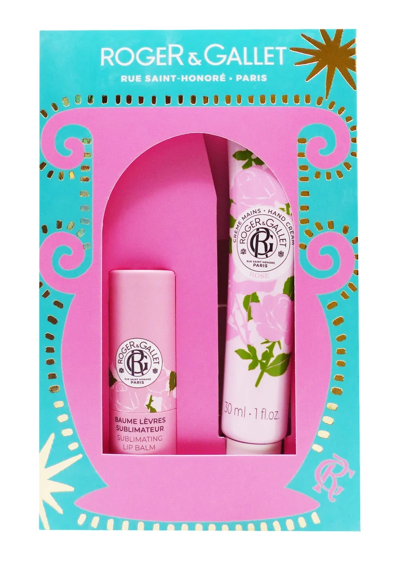 roger et gallet coffret rose creme mains