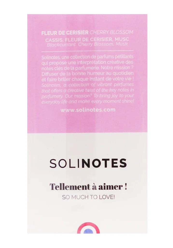 solinotes fleur de cerisier 50 ml dos