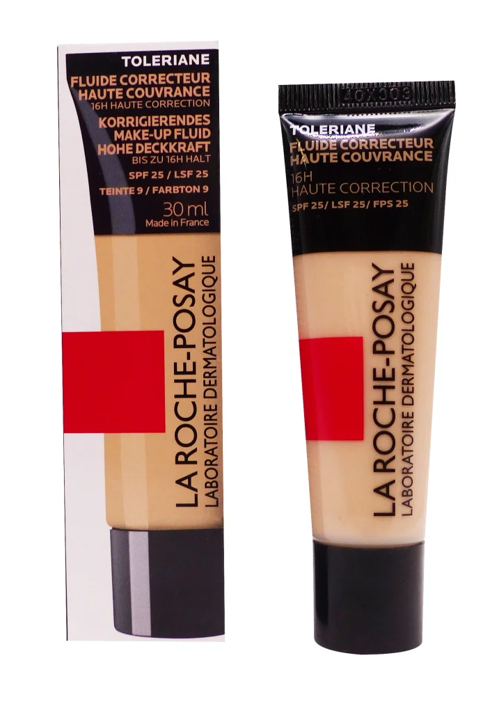 LA ROCHE-POSAY TOLERIANE CORRECTEUR FLUIDE TEINTE 9, 30ML 2 toleriane fond de teint fluide teinte 9 la roche posay