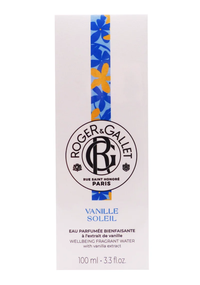 vanille soleil eau parfumée 100 ml roger & gallet
