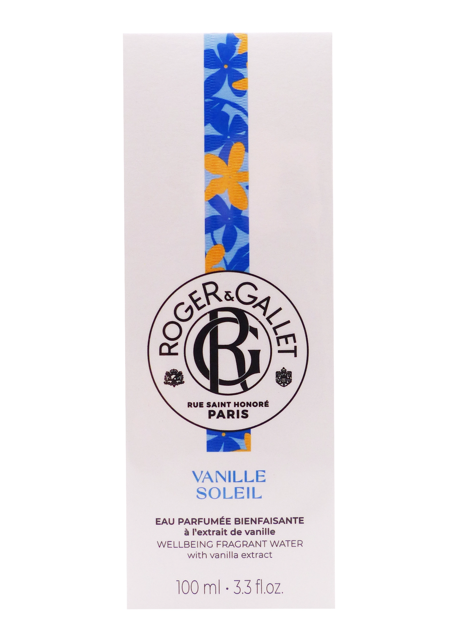 ROGER & GALLET EAU PARFUMEE VANILLE SOLEIL VAPORISATEUR 100ML 1 vanille soleil eau parfumée 100 ml roger & gallet