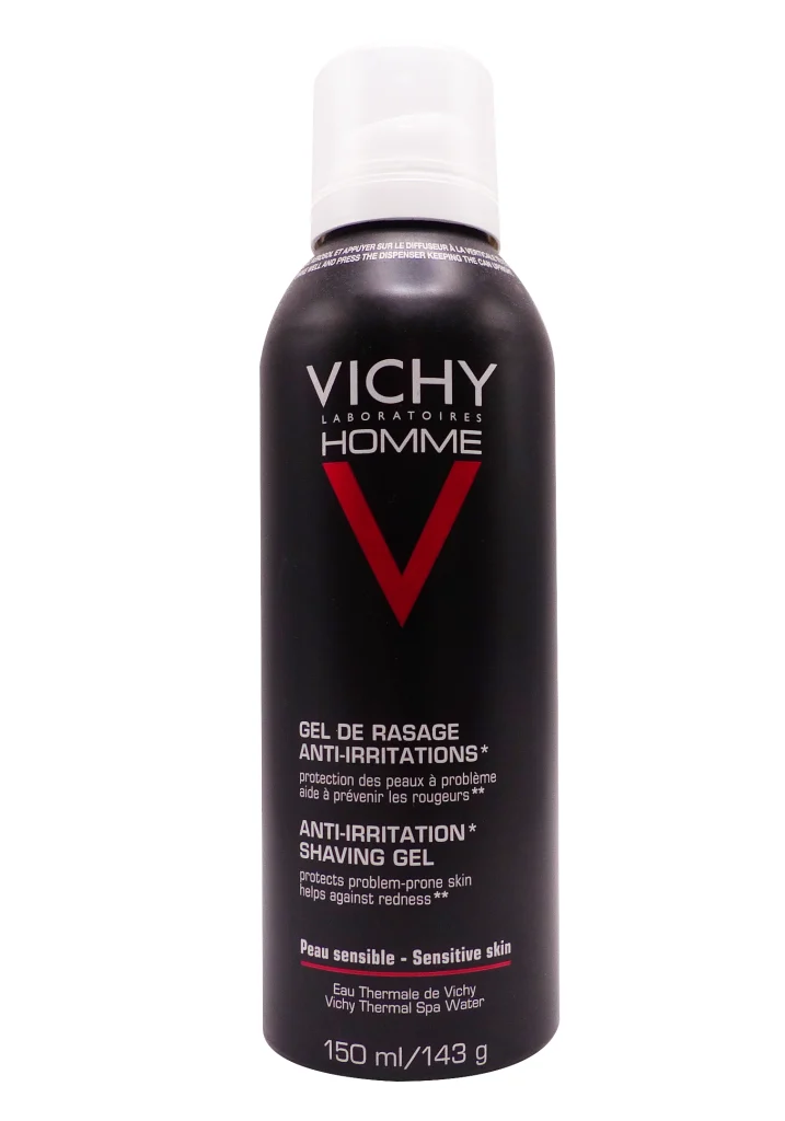 VICHY GEL DE RASAGE ANTI-IRRITATIONS 150ML 2 vichy homme gel de rasage anti irritations 150 ml