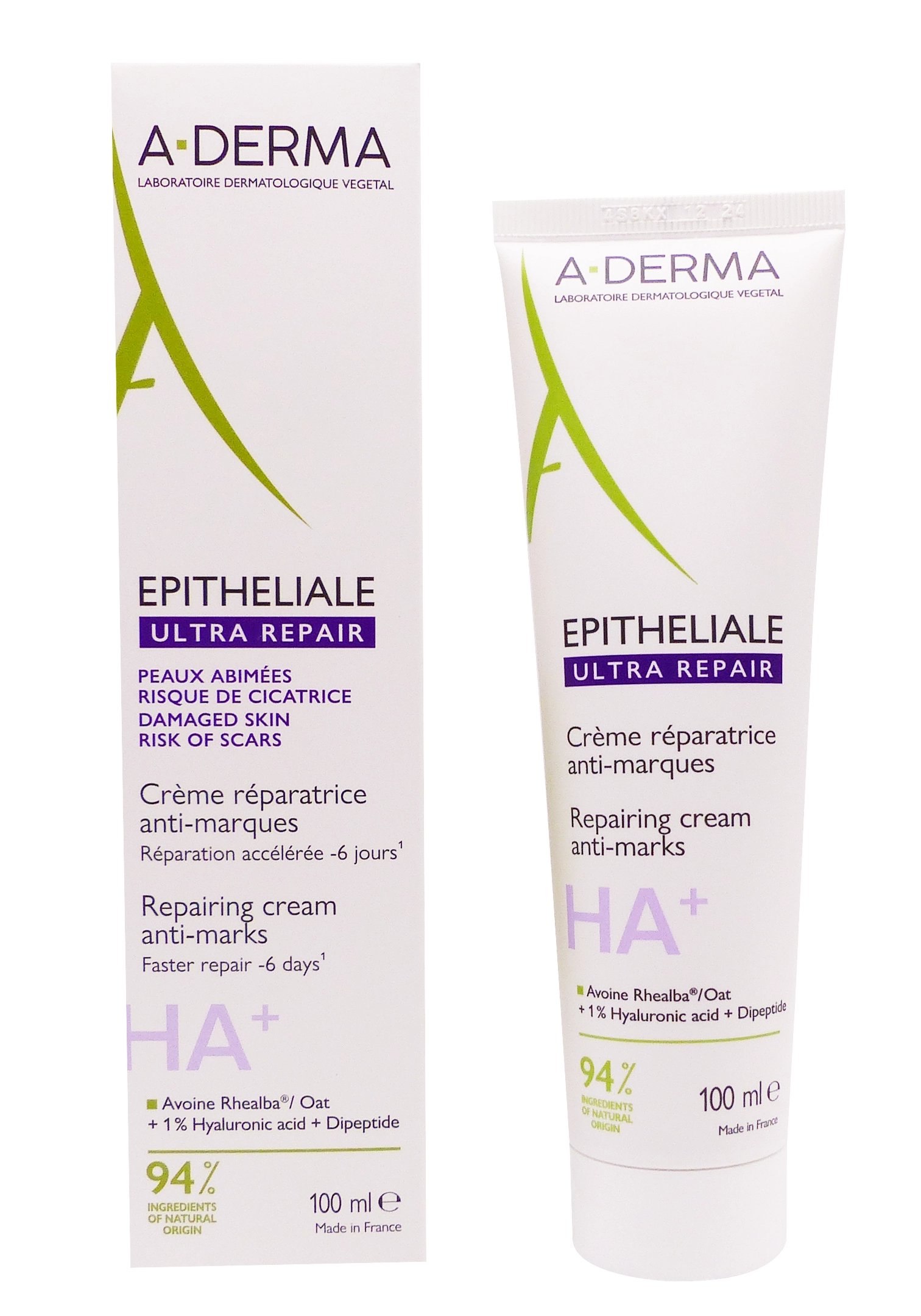 A-DERMA EPITHELIALE ULTRA REPAIR CREME REPARATRICE ANTI-MARQUES 100ML 1 aderma epitheliale ultra repair 100 ml