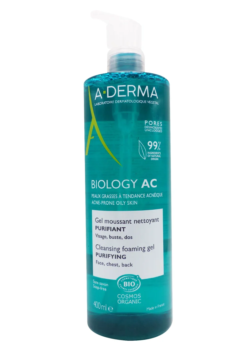 aderma gel moussant 400 ml