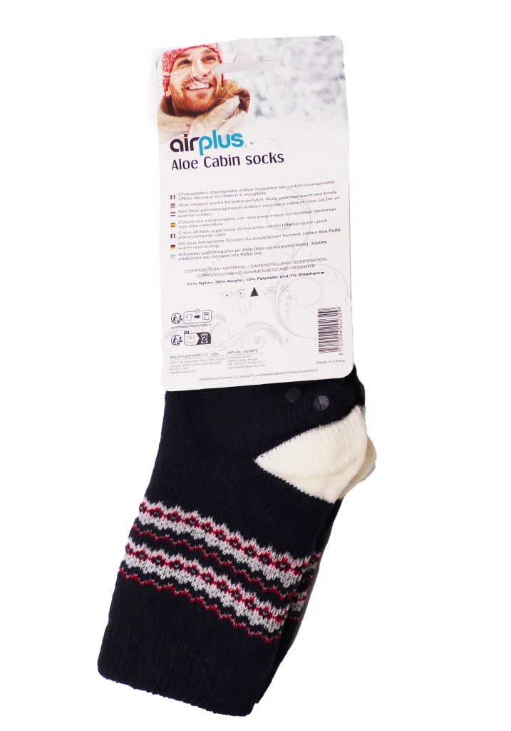 airplus chaussettes tribal marine