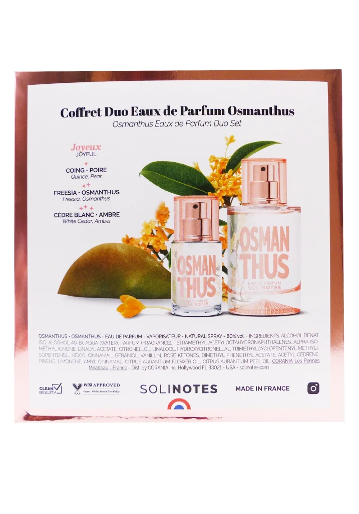 coffret duo eaux de parfum osmanthus