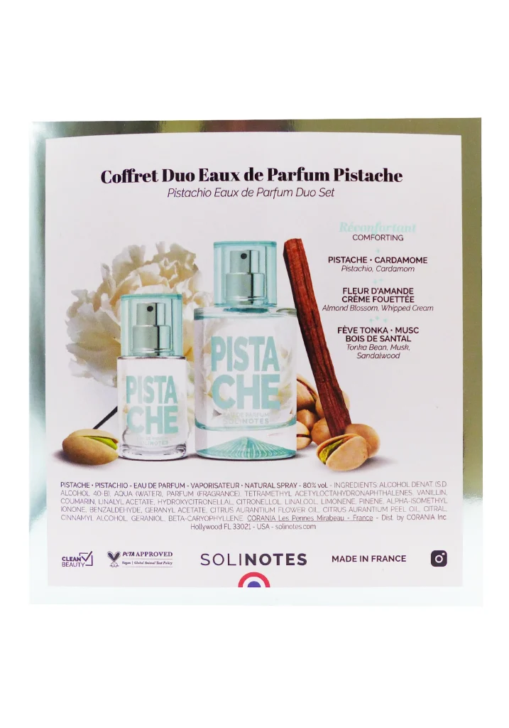 coffret pistache dos solinotes