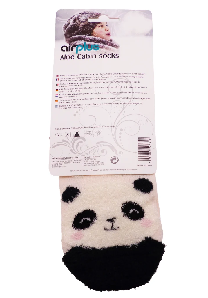 AIRPLUS CHAUSSETTES ENFANT PANDA 28-36 3 dos chaussettes airplus panda enfant