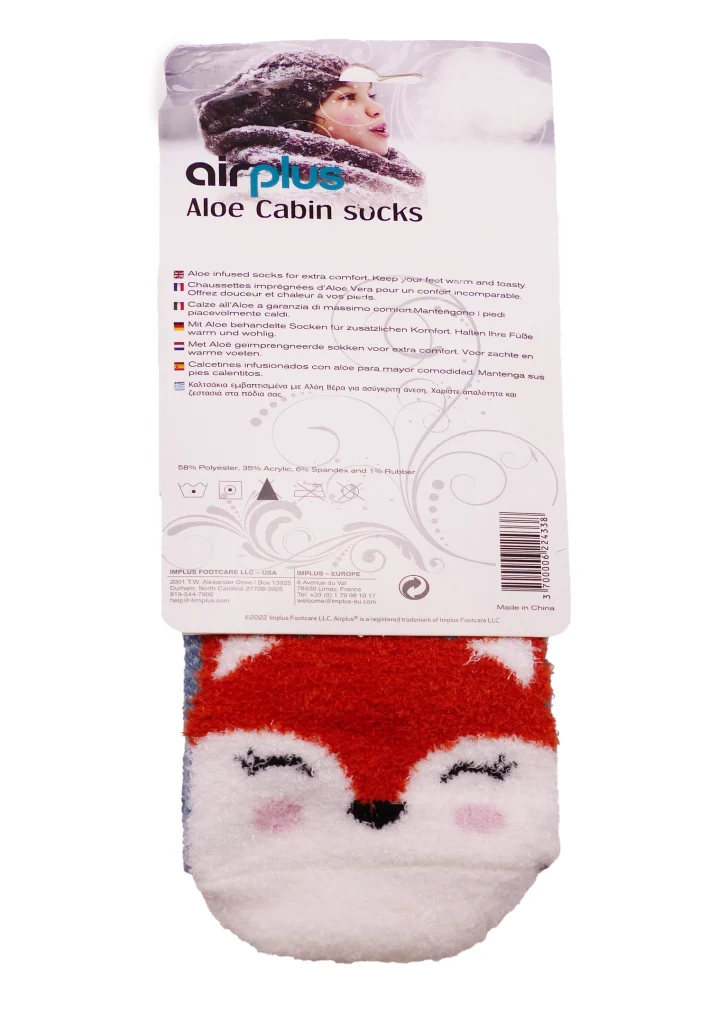 AIRPLUS CHAUSSETTES ENFANT FOX 28-36 3 dos chaussettes renard enfant