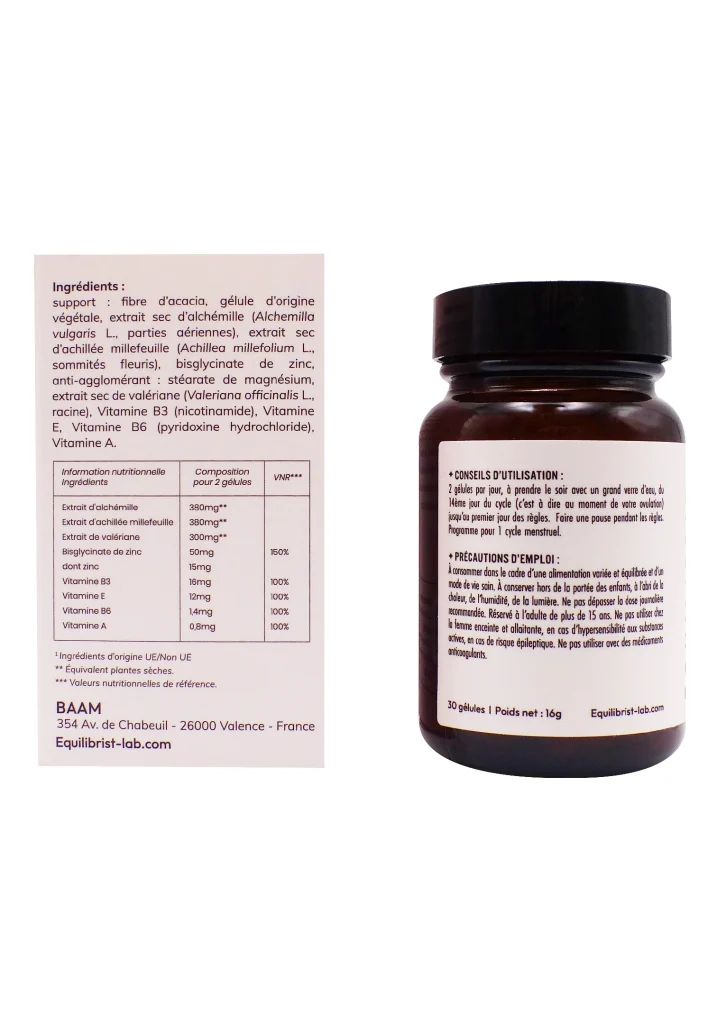 EQUILIBRIST OCYCLE 30 GELULES 3 dos ocycle equilibrist gelules