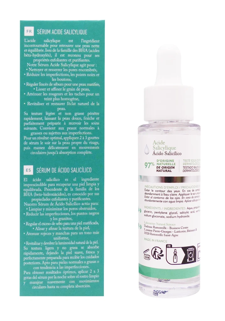 PURETE SERUM ACIDE SALICYLIQUE 2% 30ML 3 seruma acide salicylique