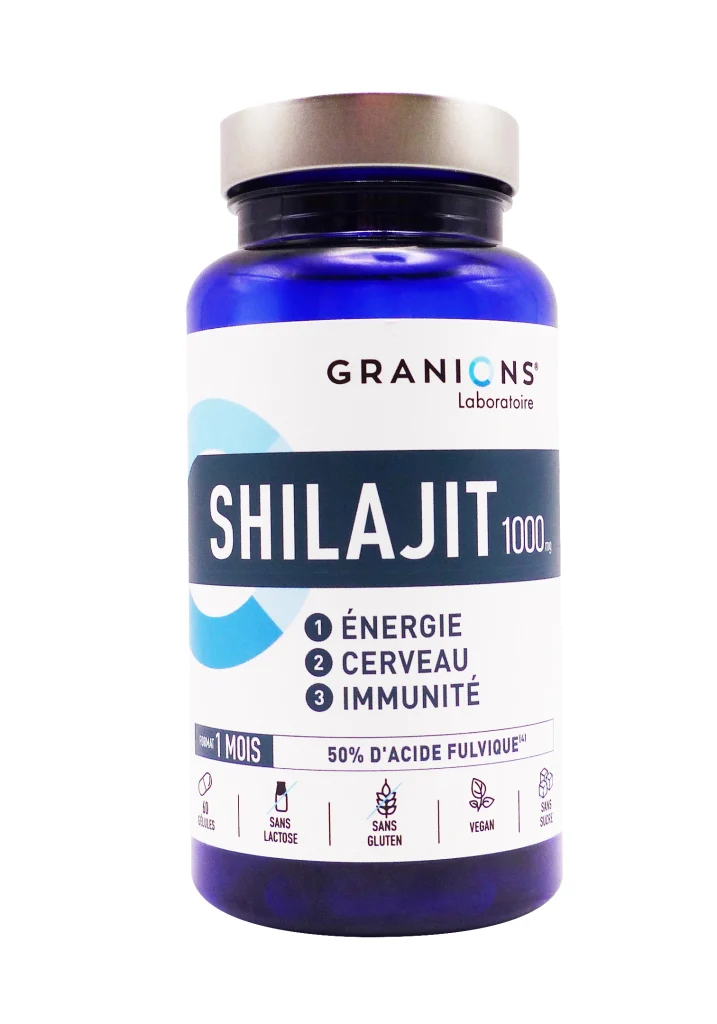 GRANIONS SHILAJIT 1000MG 60 GELULES 2 shilajit 1000mg granions 1