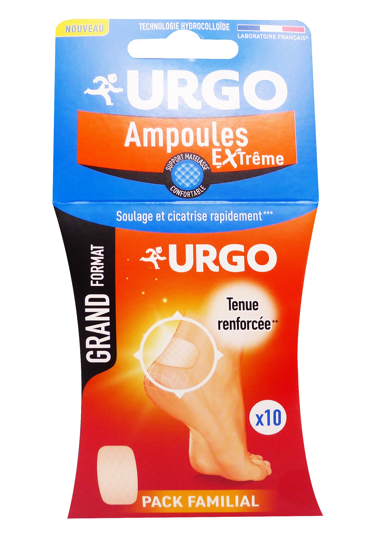 URGO AMPOULES EXTREME 10 PANSEMENTS 1 urgo ampoules extreme grand format x10