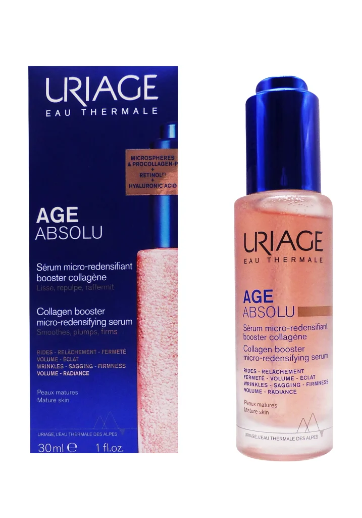 URIAGE AGE ABSOLU SERUM MICRO-REDENSIFIANT 30ML 2 uriage age absolu serum micro redensifiant booster collagene 30 ml