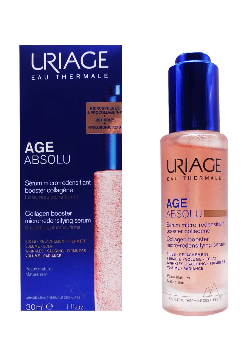 uriage age absolu sérum micro redensifiant booster collagène 30 ml