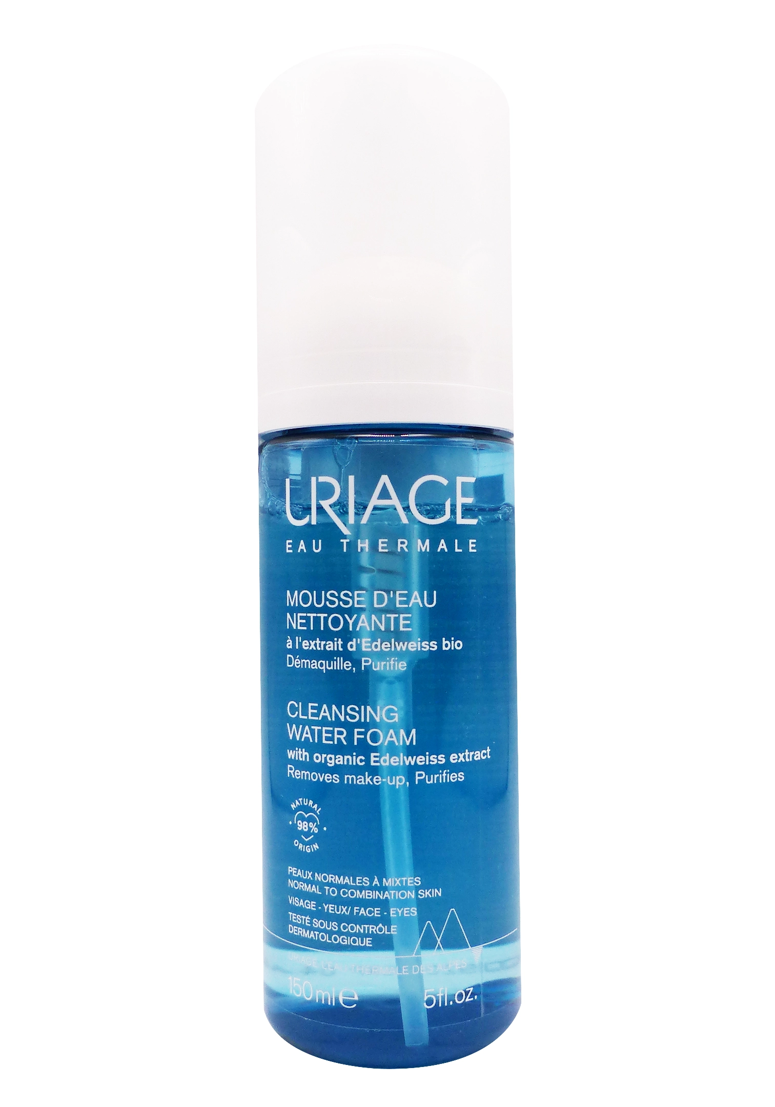 URIAGE MOUSSE D'EAU NETTOYANTE 150ML 1 uriage mousse d'eau nettoyante 150 ml