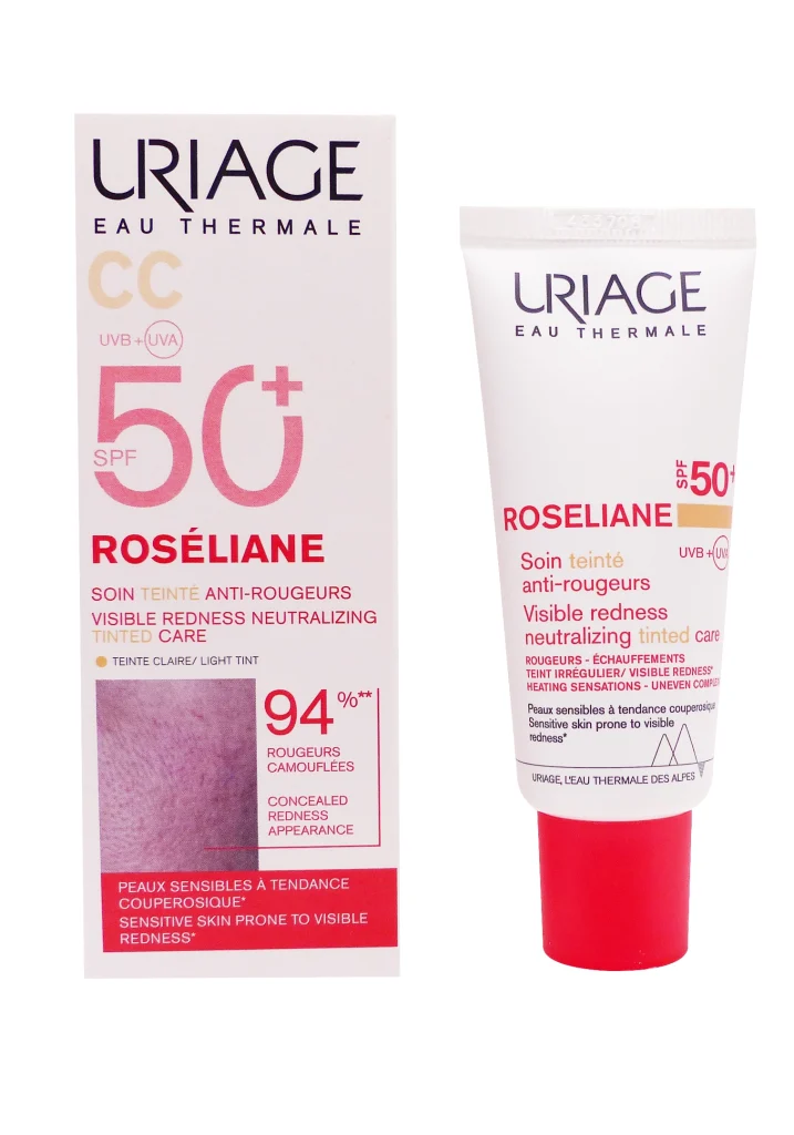 URIAGE ROSELIANE CC CREME SPF50+ 40ML 2 Uriage roseliane soin teinte spf 50