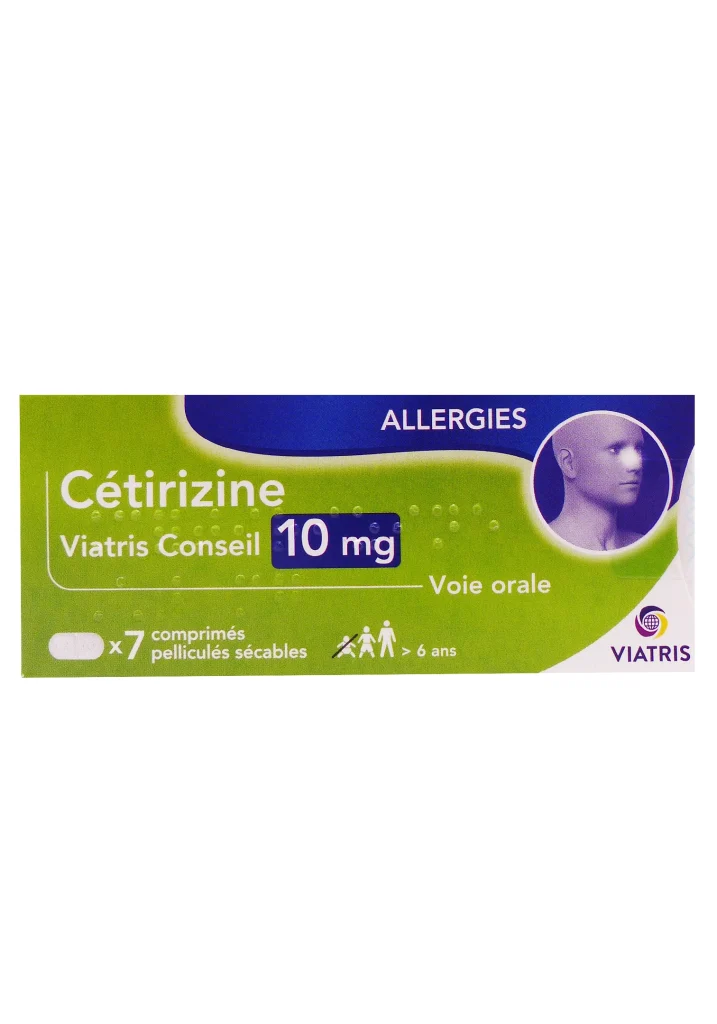 CETIRIZINE VIATRIS 10MG 7 COMPRIMES 2 allergies cetirizine 10mg 7 comprimes