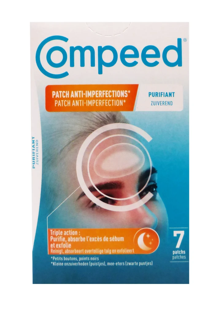 COMPEED 7 PATCHS ANTI-IMPERFECTIONS NUIT 4,2 CM X 6,8 CM 2 compeed 7 patchs anti imperfections