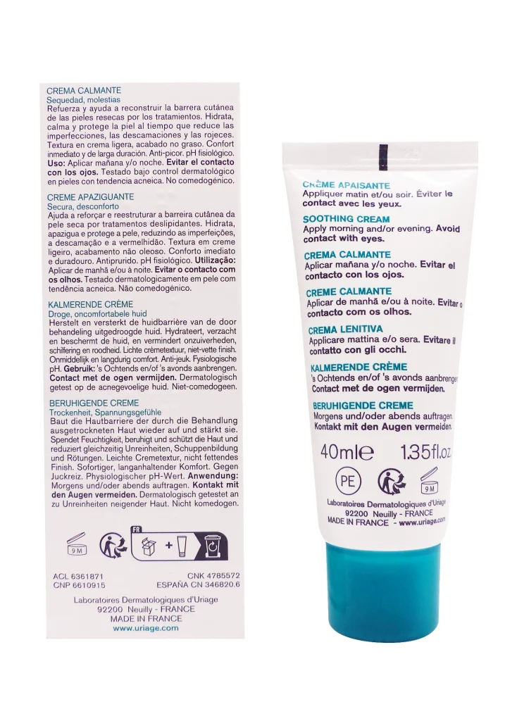 URIAGE HYSEAC HYDRA CREME APAISANTE 40ML 3 creme apaisante uriage 40 ml dos