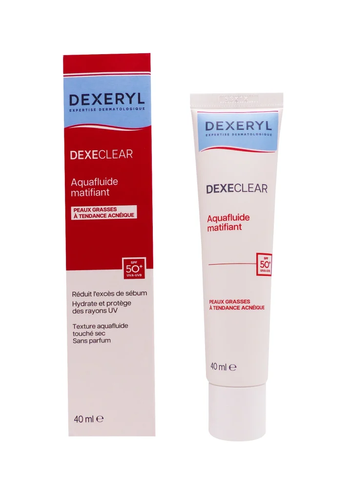 DEXERYL DEXECLEAR AQUAFLUIDE CREME MATIFIANTE 40 ML 2 dexeryl dexeclear aquafluide matifiant 40 ml