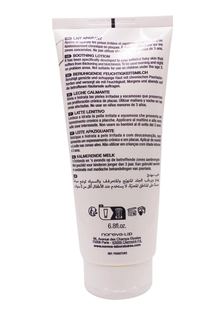 PSORIANE LAIT APAISANT HYDRATANT 200ML 4 dos lait apaisant