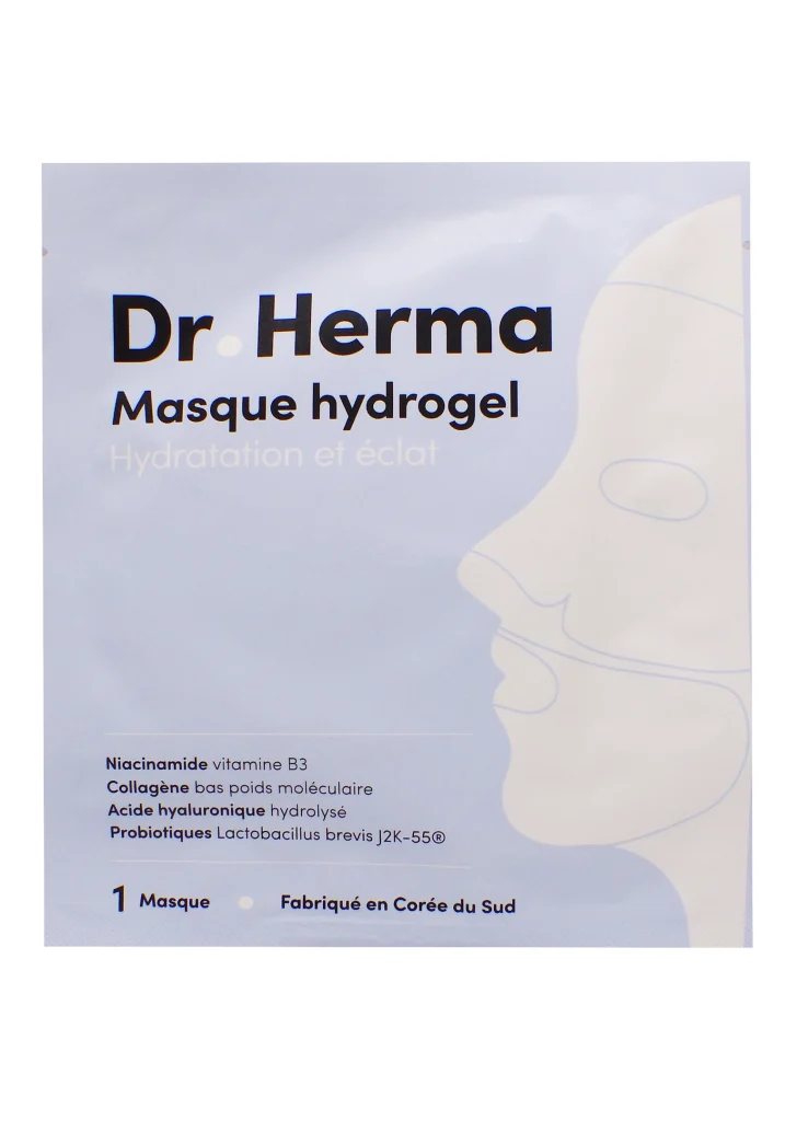 DR HERMA 1 MASQUE HYDROGEL HYDRATATION ET ECLAT 2 dr hema 1 masque hydrogel