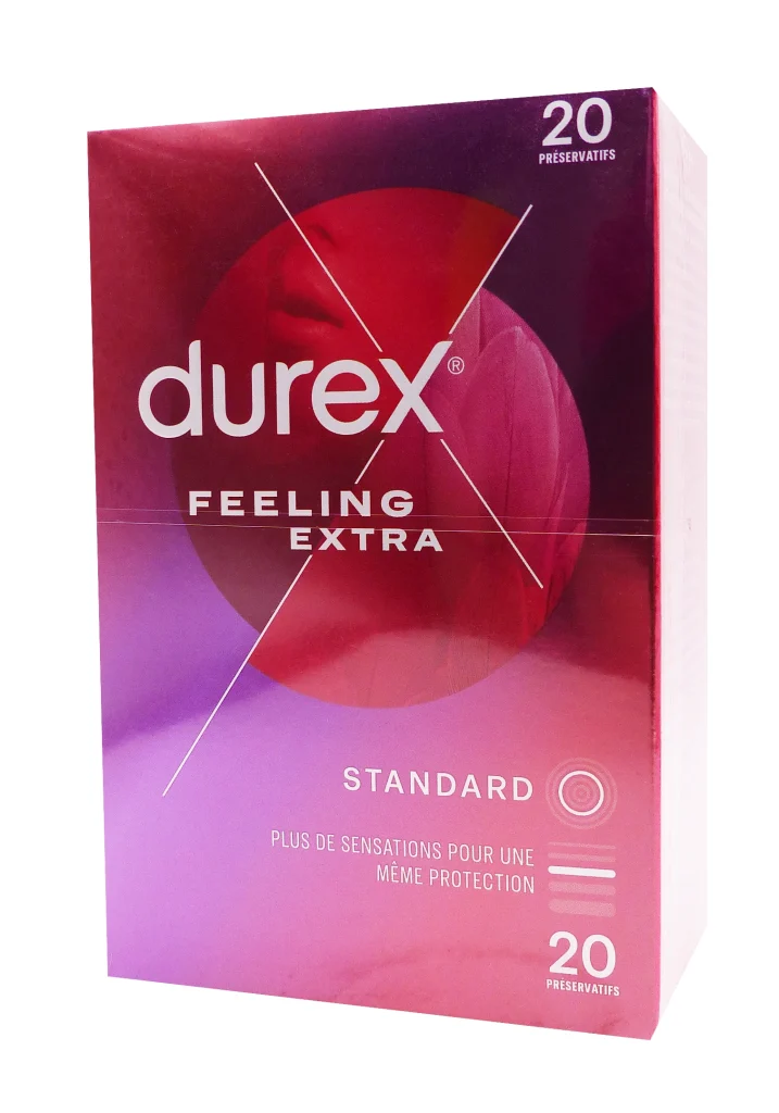 DUREX FEELING EXTRA 20 PRESERVATIFS 2 durex feeling extra 20 preservatifs