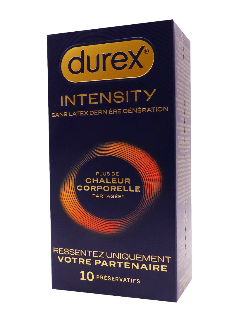 durex intensity 10 preservatifs sans latex