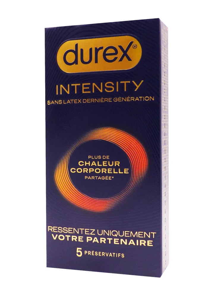 DUREX INTENSITY 5 PRESERVATIFS SANS LATEX 2 durex intensity 5 preservatifs