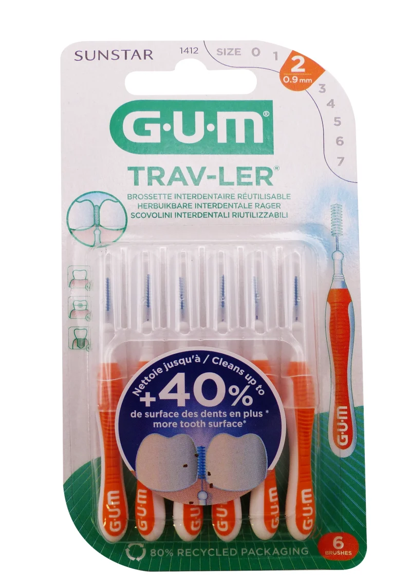 gum trav ler 6 brossettes 0.9mm