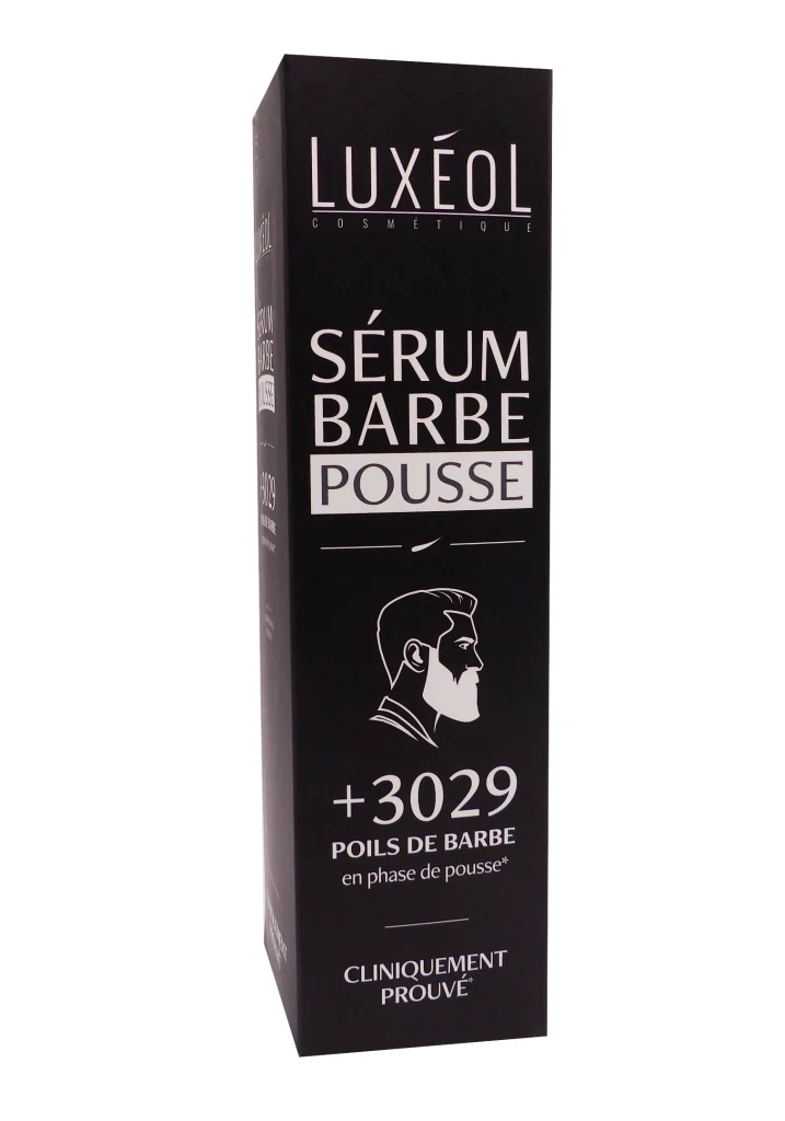 LUXEOL SERUM BARBE POUSSE 60 ML 2 luxeol serum barbe pousse packaging