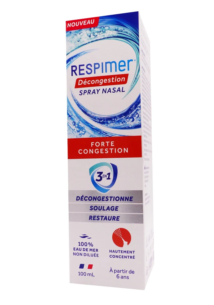 RESPIMER DECONGESTION SPRAY NASAL FORTE CONGESTION ENFANT/ADULTE 100ML 2 respimer decongestion spray nasal 100 ml