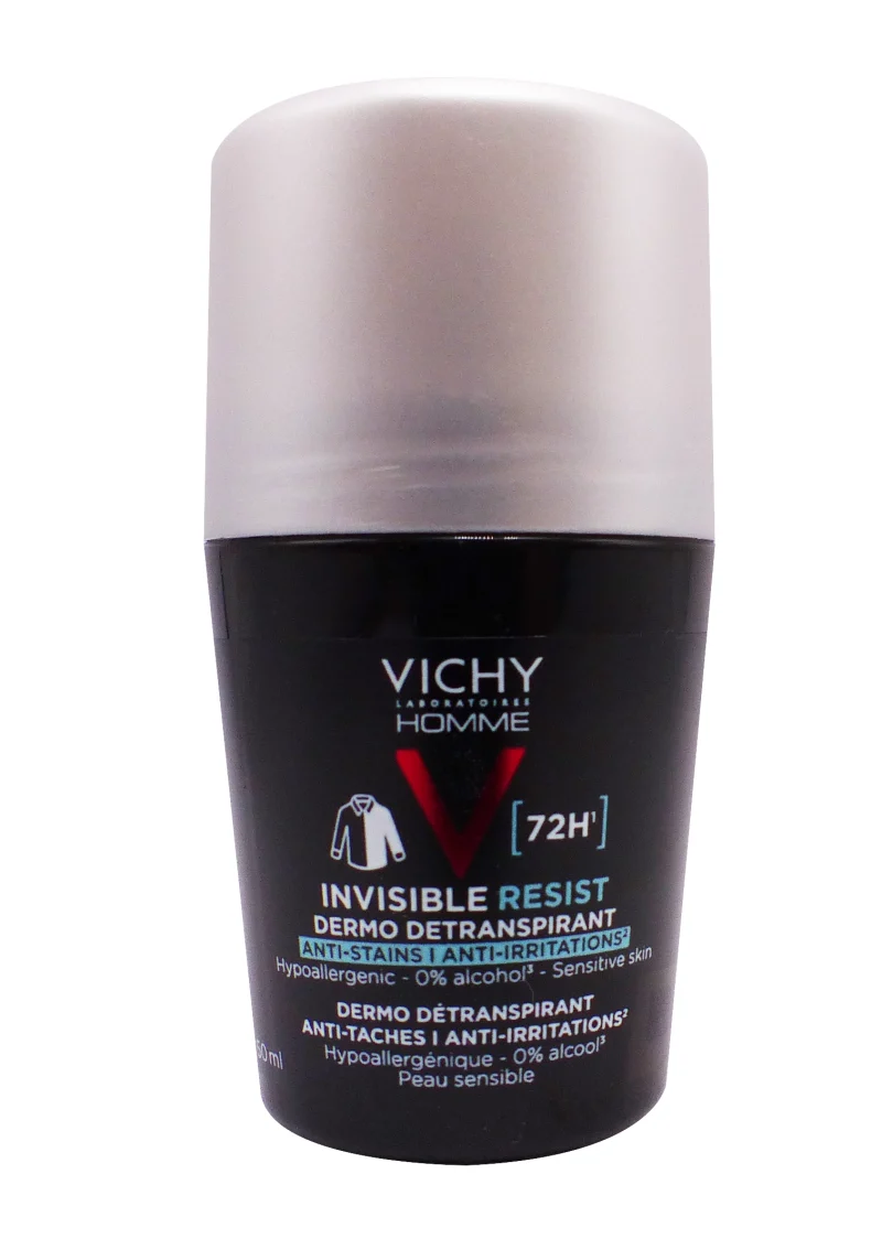 vichy homme invisible resist 72h roll on