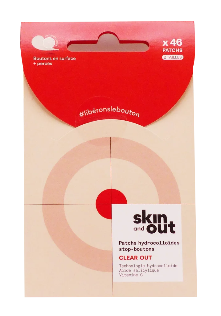 SKIN AND OUT 46 PATCHS CLEAR OUT (2 TAILLES) 2 46 patchs skin out