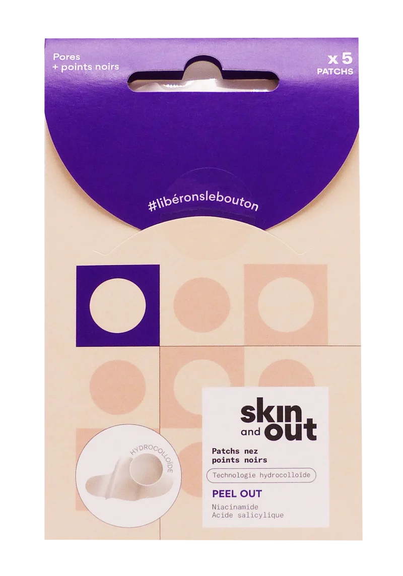 5 patchs points noir