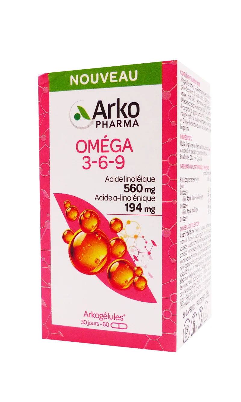 arko oméga 3-6-9 60 gélules