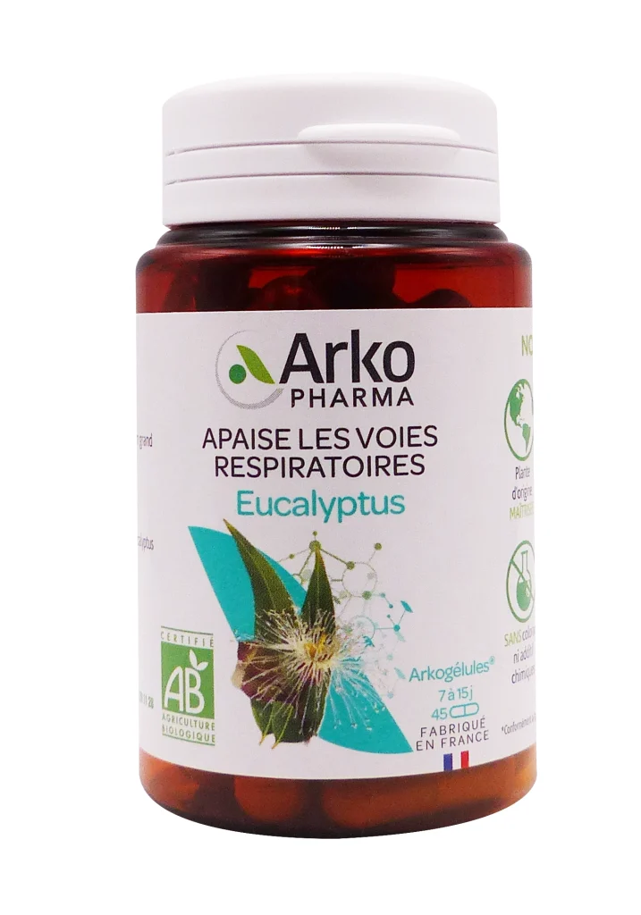 ARKOGELULES EUCALYPTUS 45 GELULES ARKOPHARMA 4 arkopharma eucalyptus 45 gelules pot