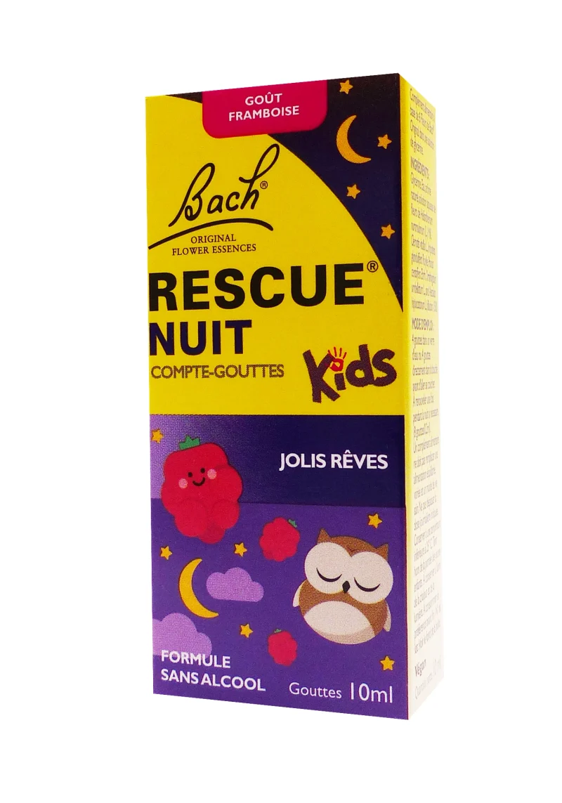 bach rescue nuit kids sans alcool 10ml