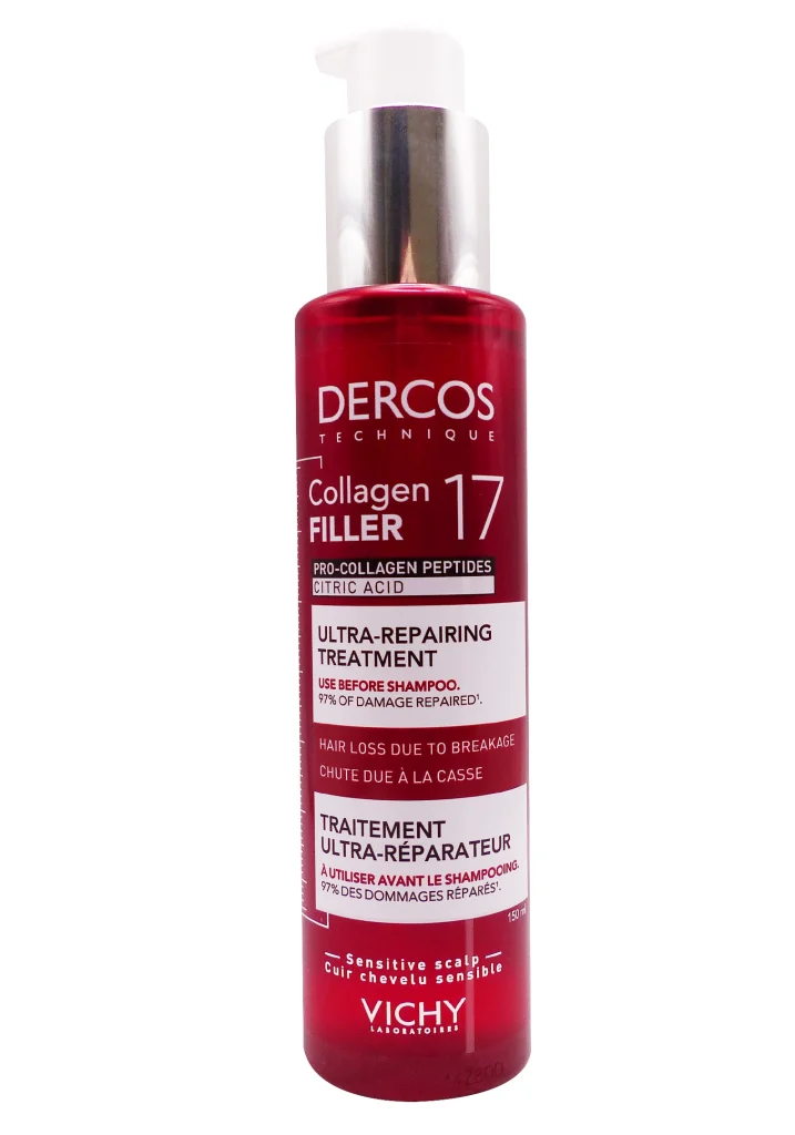 DERCOS COLLAGEN FILLER 17 TRAITEMENT ULTRA-REPARATEUR 150ML 2 dercos traitement ultra reparateur vichy