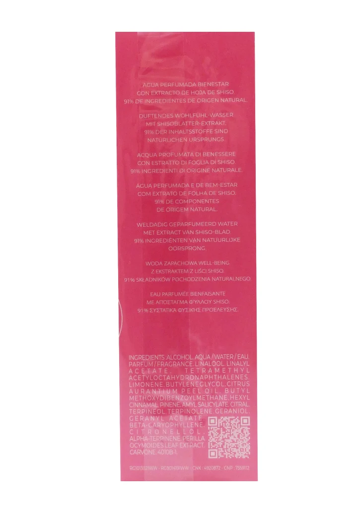 ROGER & GALLET EAU PARFUMEE BIENFAISANTE SHISO 30ML 3 dos shiso