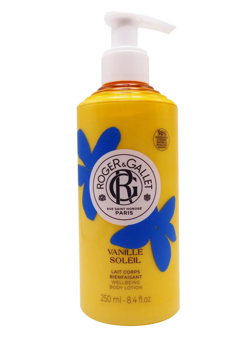lait corps vanille soleil r rt g 250 ml