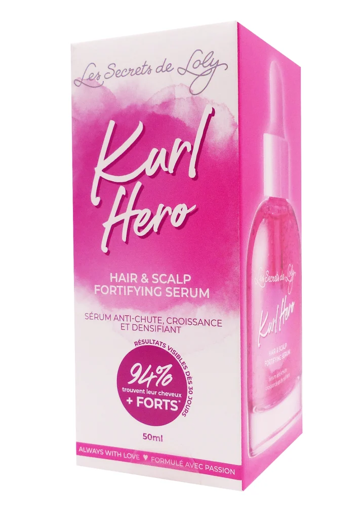 LES SECRETS DE LOLY KURL HERO HAIR & SCALP SERUM FORTIFIANT 50 ML 2 les secrets de loly kurl hero 50 ml pack